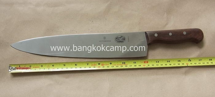 มีดเชฟ/มีดครัว VICTORINOX 5.2000.31 ROSEWOOD CHEFS 31​ Cm​ ใหม่ แท้ (5.2000.31)
