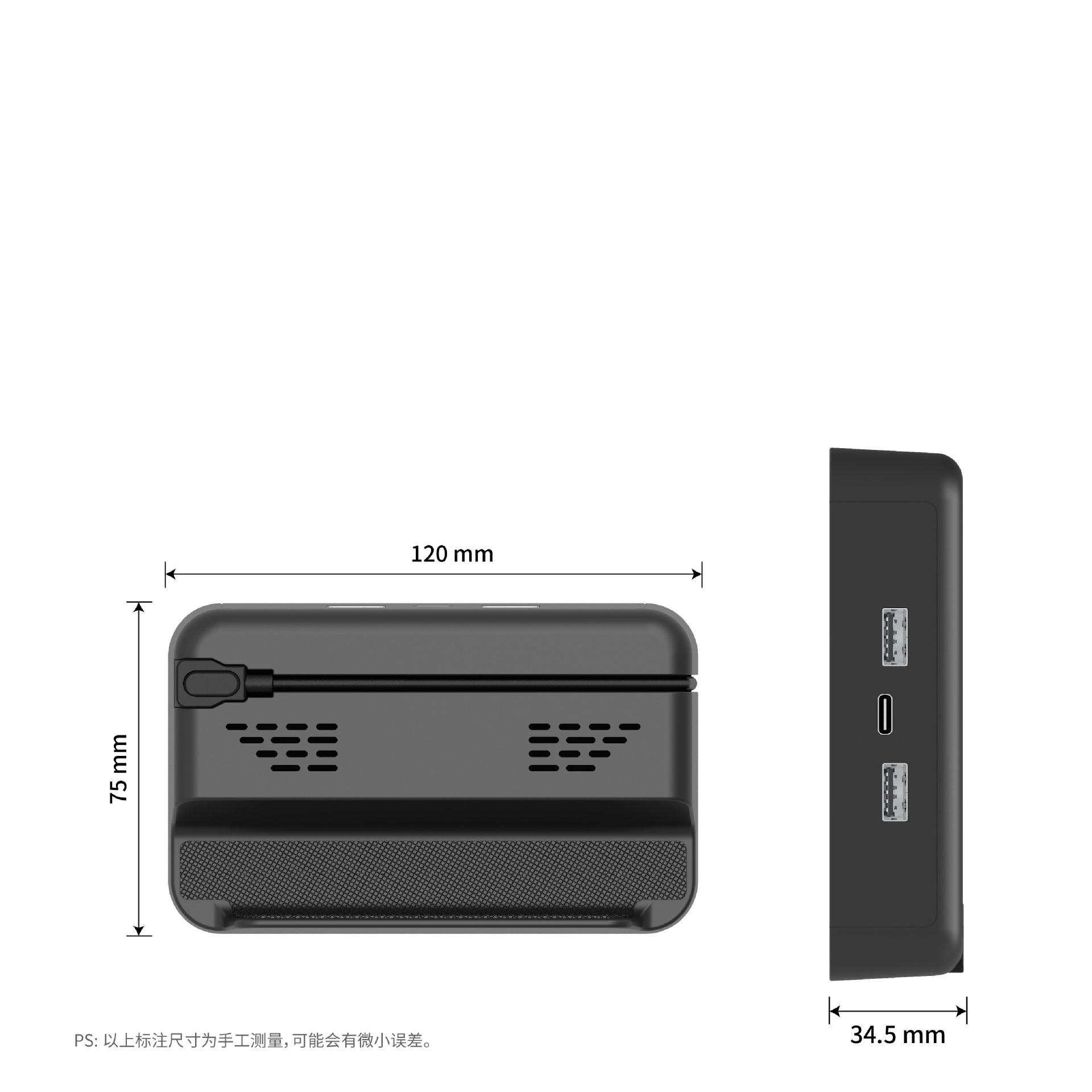 PGTECH Steam Deck Charging Dock ฐานวางเครืองพร้อมสายชาร์จ