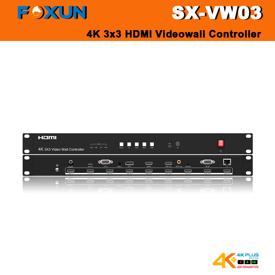 SX-VW03 3x3 HDMI Videowall Controller