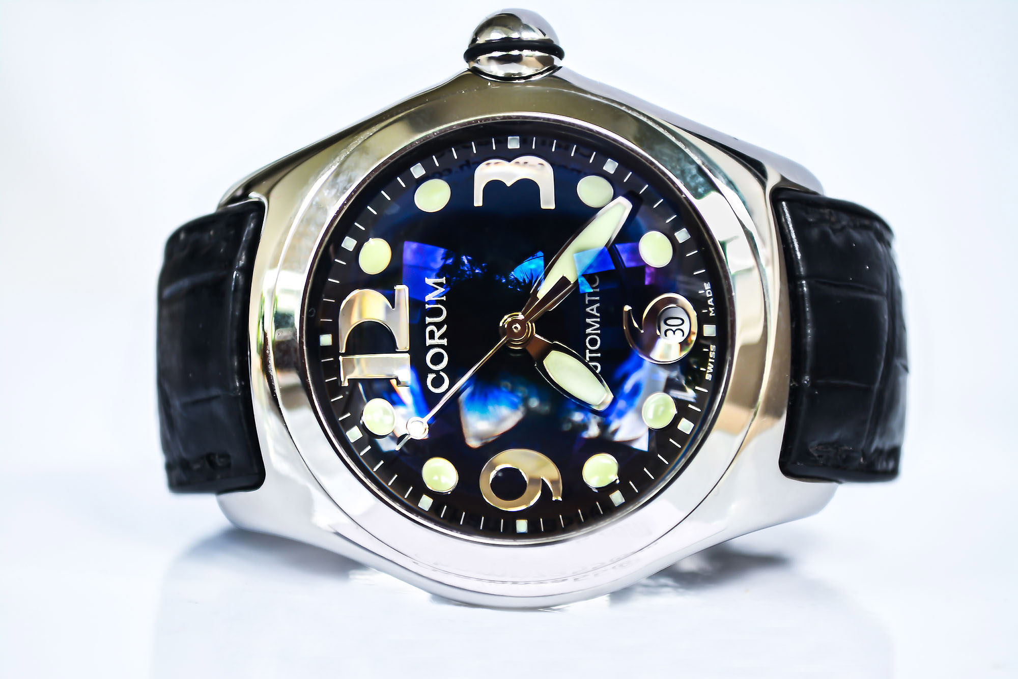 Corum bubble mansize หน้าดำ (sold)
