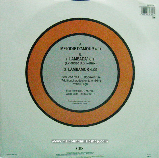 Kaoma - Melodie D'Amour / Lambada