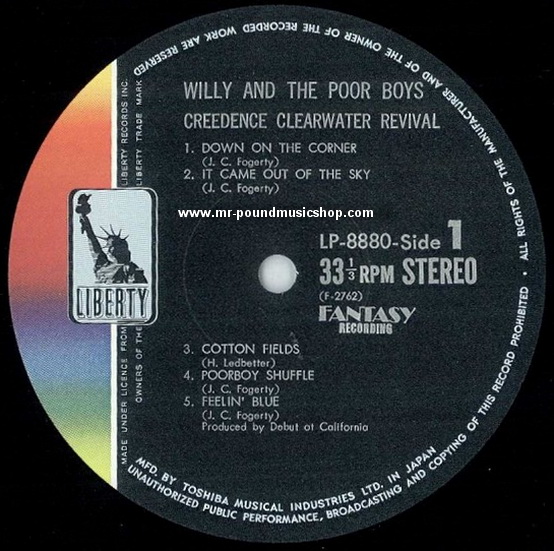CCR (Creedence Clearwater Revival) - Willy And The Poor Boys