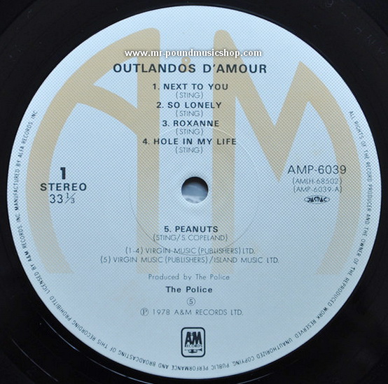 The Police - Outlandos D'Amour