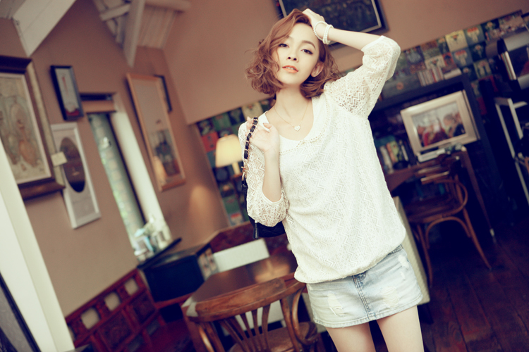 เสื้อลูกไม้แฟชั่น สไตล์เกาหลี แบรนด์ R.JSTORY ชุดน่ารัก คู่กับคนน่ารัก ASIA STREET FASHION