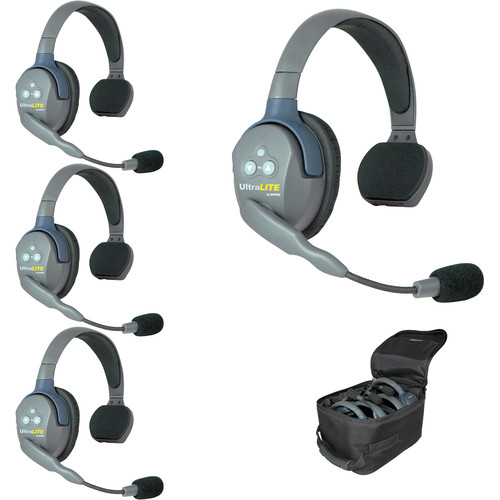 Eartac UltraLITE 4 Person Headset System อินเตอร์คอมแบบไร้สาย 4 ผู้ใช้งาน