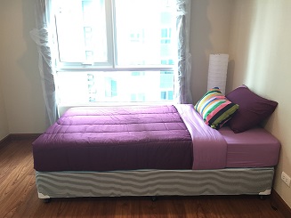 คอนโดBelle Grand Rama 9 ให้เช่า 45,000 / เดือน คอนโด 2 Beds 2 Bathrooms ตึกA พื้นที่ 97 SQM ชั้น17 วิว สระ