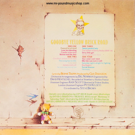 Elton Jones - Goodbye Yellow Brick Road