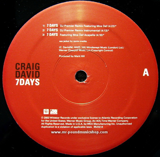Craig David - 7 Days