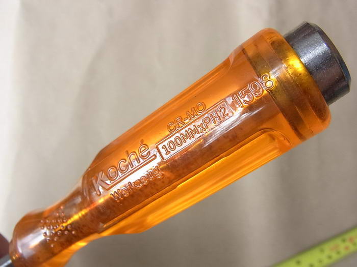 ไขควงตอก ปากแฉก Koche เยอรมัน Germany.ปลายแม่เหล็ก