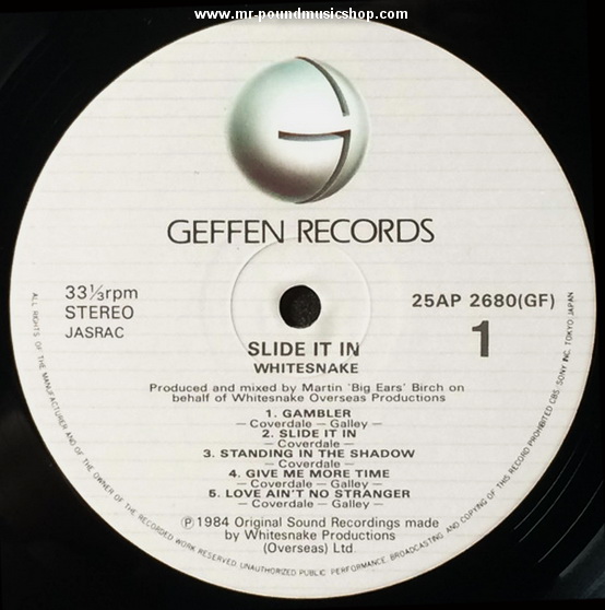 Whitesnake - Slide It In