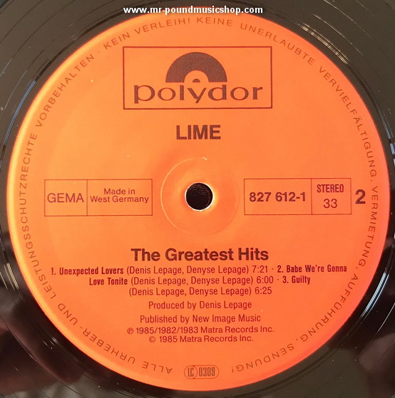 Lime - The Greatest Hits