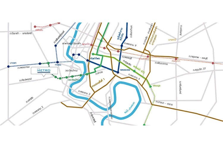 ขาย / เช่า ขายต่ำกว่าราคาตลาด** โฮมออฟฟิศ ทาวน์โฮม 3 ชั้น หมู่บ้าน The Metro Sathorn ใกล้ BTS วุฒากาศ