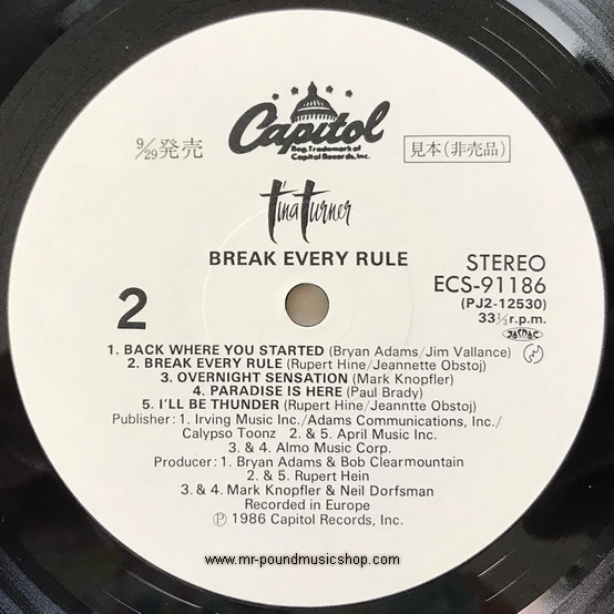 Tina Turner - Break Every Rule