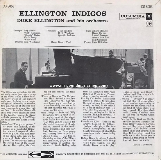 Duke Ellington And His Orchestra - Ellington Indigos
