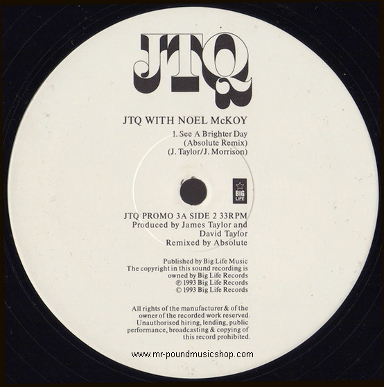 JTQ With Vocalist Noel McKoy - See A Brighter Day