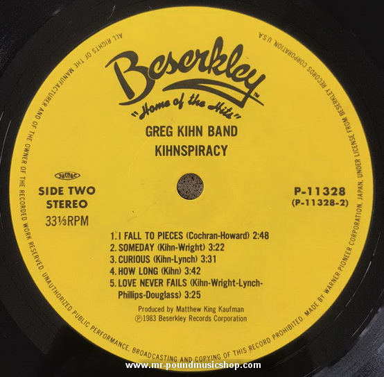 Greg Kihn Band - Kihnspiracy