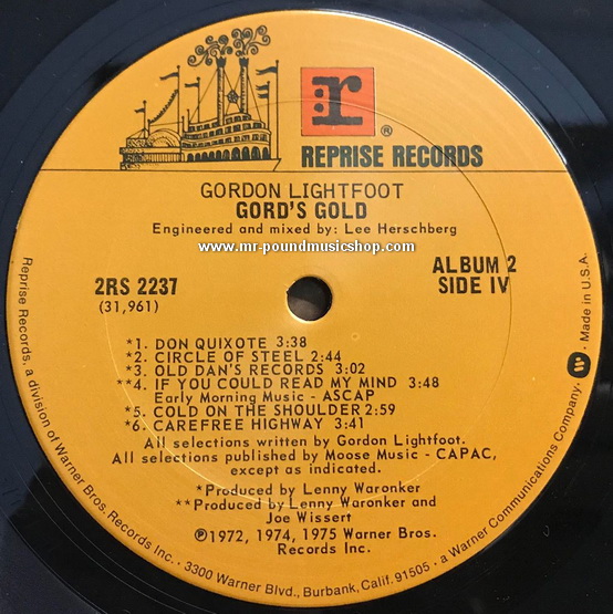 Gordon Lightfoot - Gord's Gold