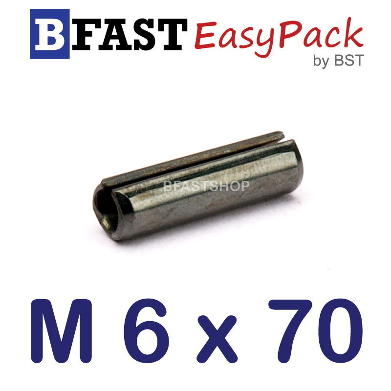 ปิ๊นตะกุด M 6 x 70 ( 3 ตัว/ถุง )