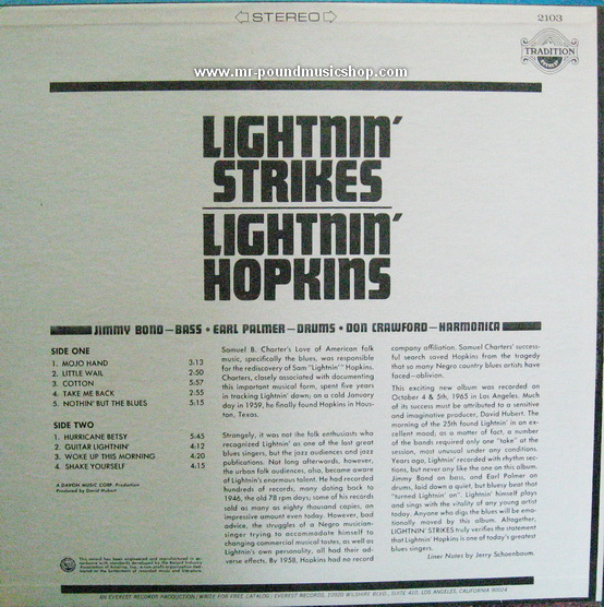 Lightnin' Hopkins - Lightnin' Strikes