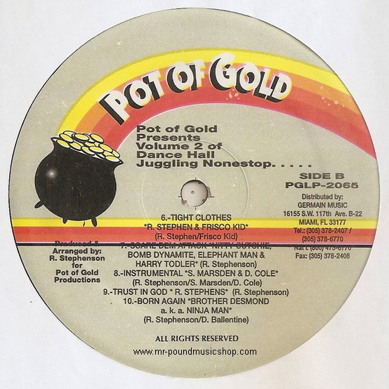 Various Artists - Pot Of Gold Presents Vol.2 Of Dancehall Juging Nonstop