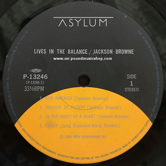 Jackson Browne - Lives In The Balance