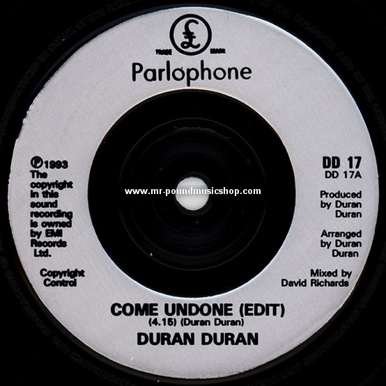 Duran Duran - Come Undone / Oridinary World