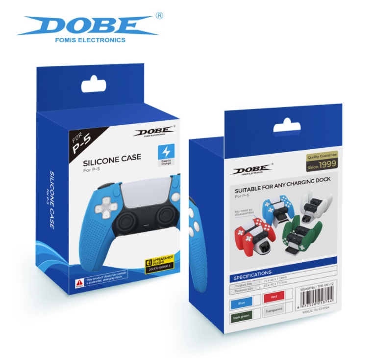 DOBE PS5 ซิลิโคนด้ามจับ ชาร์จกับแท่นชาร์จได้ทุกรุ่น ฟรีซิลิโคนอนาล็อก