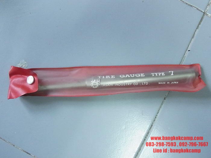 เกจ์วัดลมยาง ยี่ห้อ ASAHI , อาซาฮี , ของแท้ , ประเทศ ญี่ปุ่น ASAHI TIRE GAUGE TYPE 7... Made in JAPAN ของใหม่