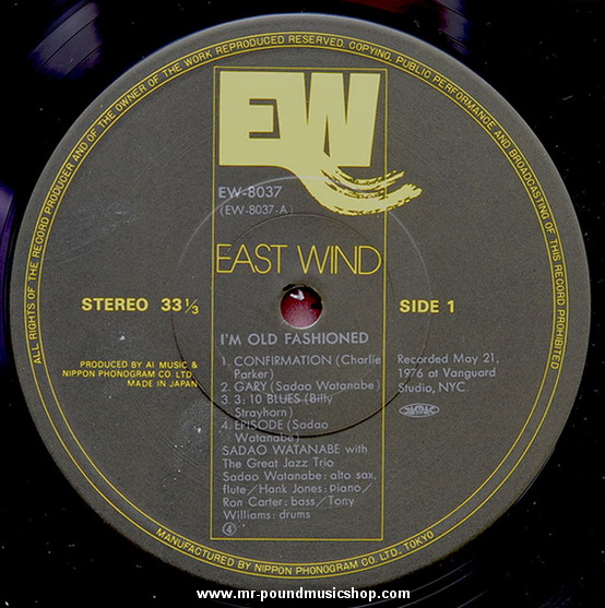 Sadao Watanabe With The Great Jazz Trio - I'm Old Fashioned