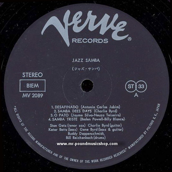 Stan Getz / Charlie Byrd - Jazz Samba