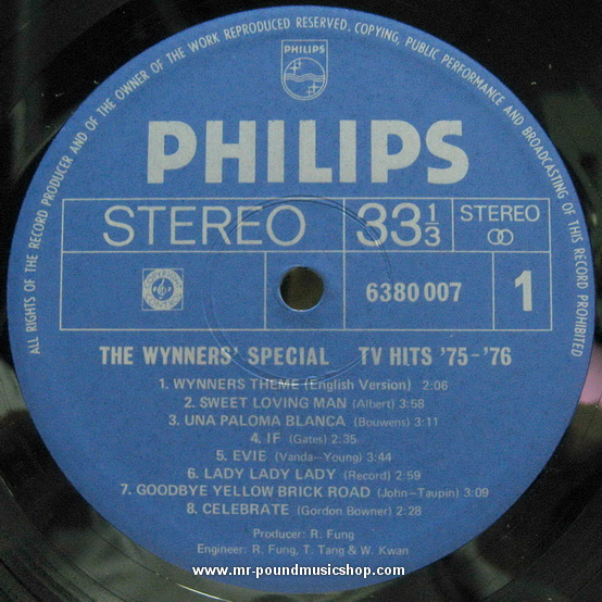 The Wynners - The Wynners' Special (T.V. Hits '75-'76)