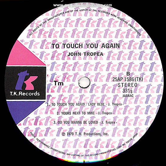 John Tropea - To Touch You Again