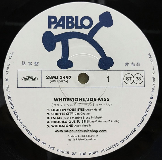 Joe Pass - Whitestone
