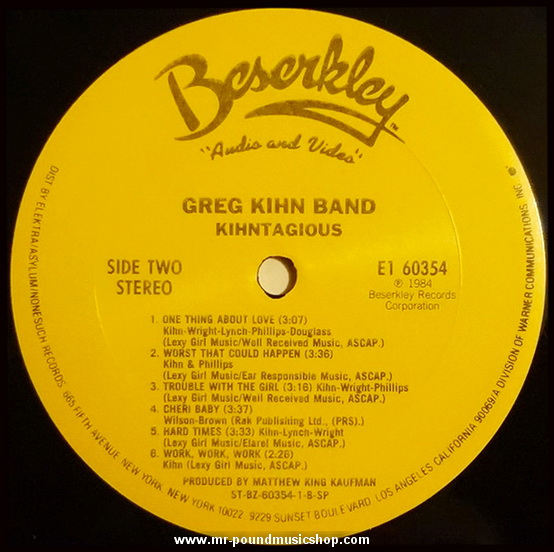 Greg Kihn Band - Kihntagious