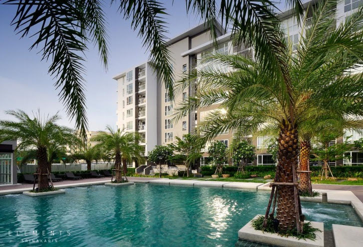 ขาย / เช่า คอนโด Elements Srinakarin (อิลีเม้นท์ ศรีนครินทร์) 1 + 1 ห้องนอน 1 ห้องน้ำ ชั้น 6 ตึก 1