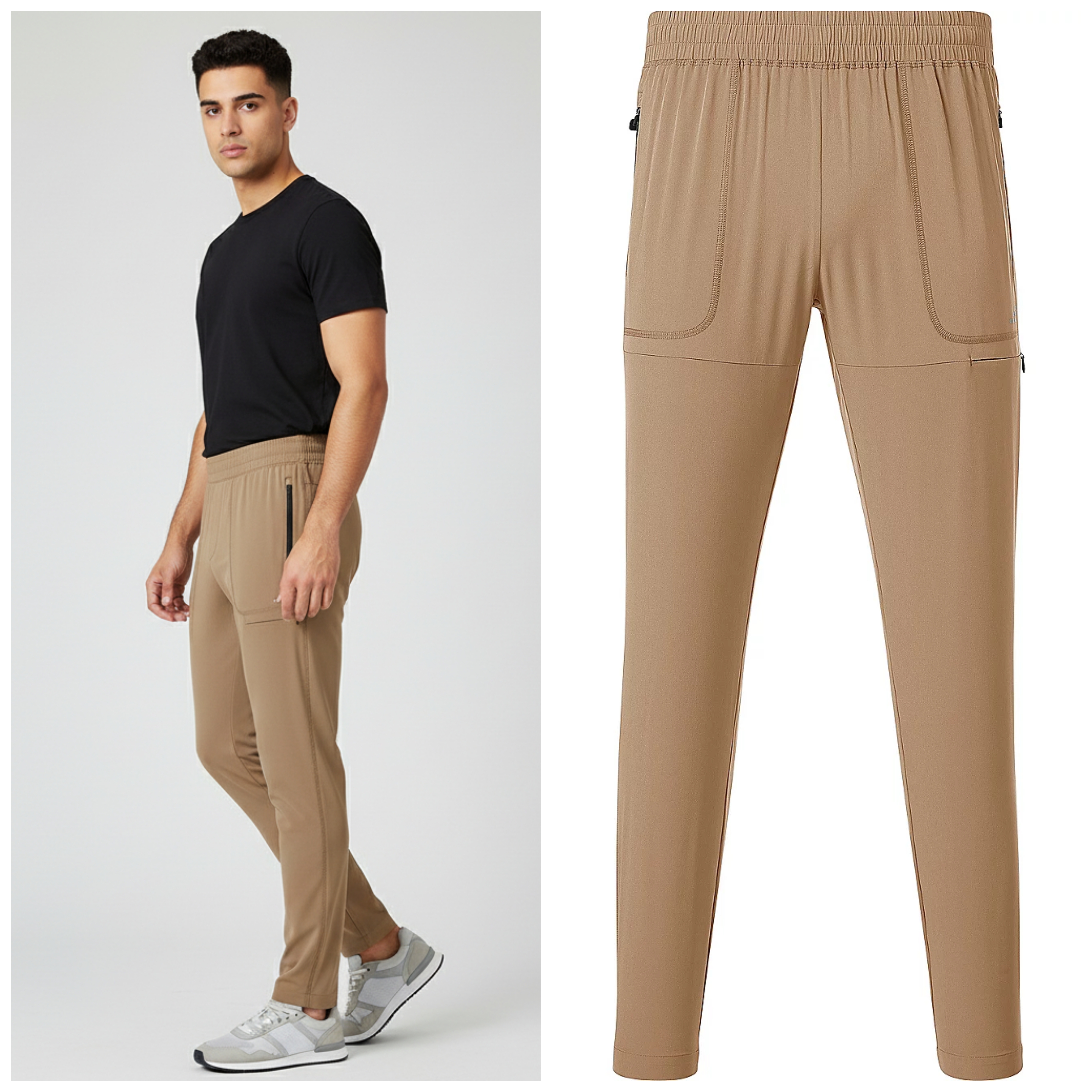 BCG Stretch Tapered Training & Outdoor Pocket Detail Pant