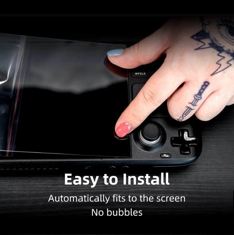 Skull & Co. Tempered Glass for Steam Deck & OLED (2 Pack)