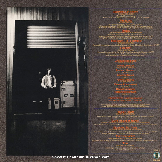 Jackson Browne - Running On Empty