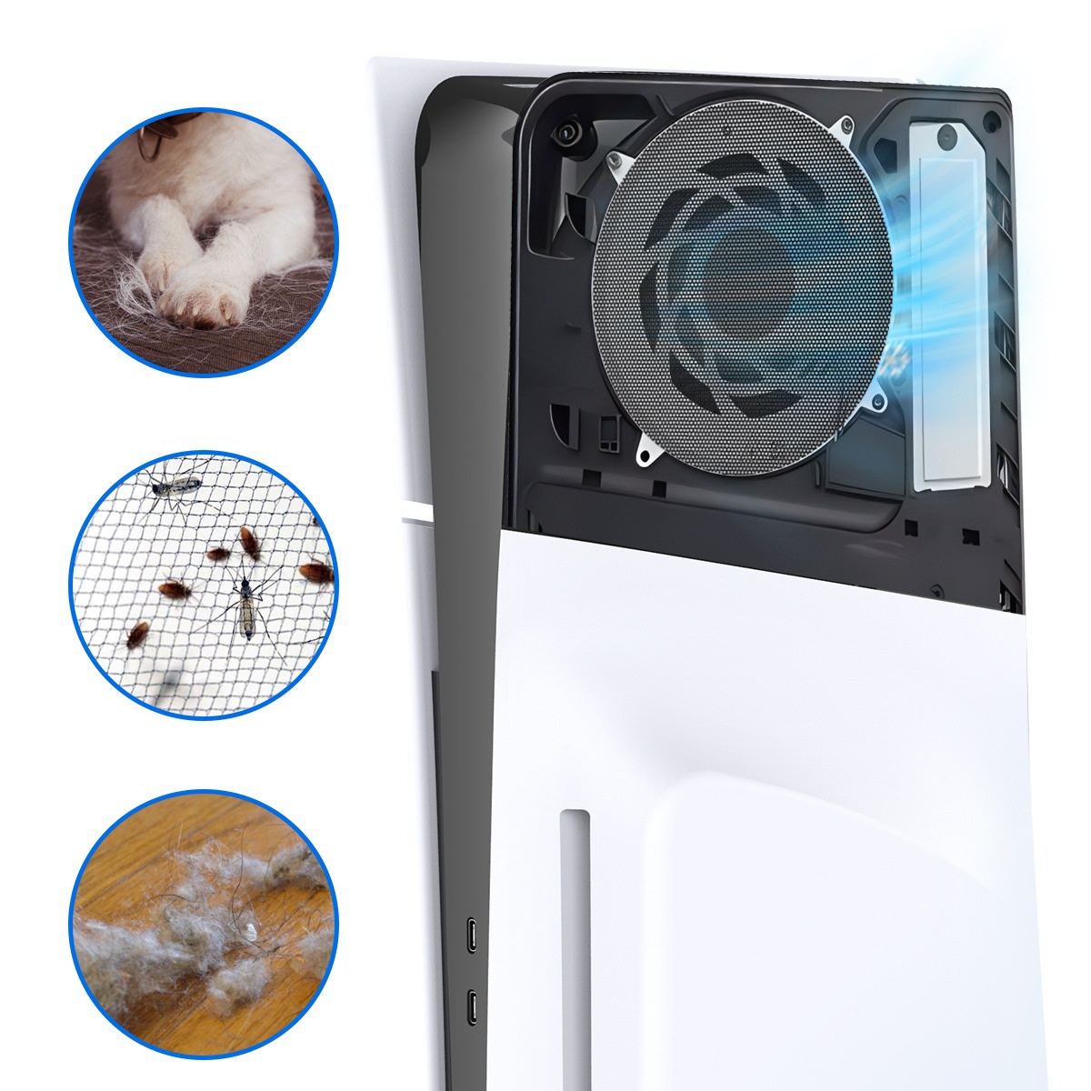 Ipega ตะข่ายกันฝุ่น PS5Slim & PS5Pro