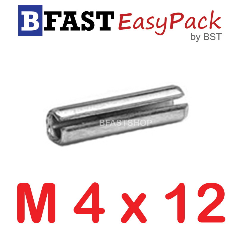 ปิ๊นตะกุดสแตนเลส SUS M4 x 12 (5 ตัว/ถุง)