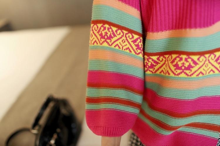 fashion เสื้อคลุม ไหมพรม สีชมพู บานเย็น ใส่ทำงาน เที่ยว น่ารักๆ