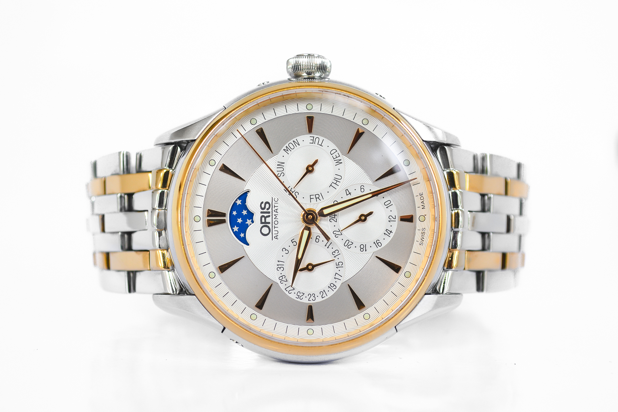 Oris Artelier Complication Moonphase 2 กษัตริย์ (Sold)