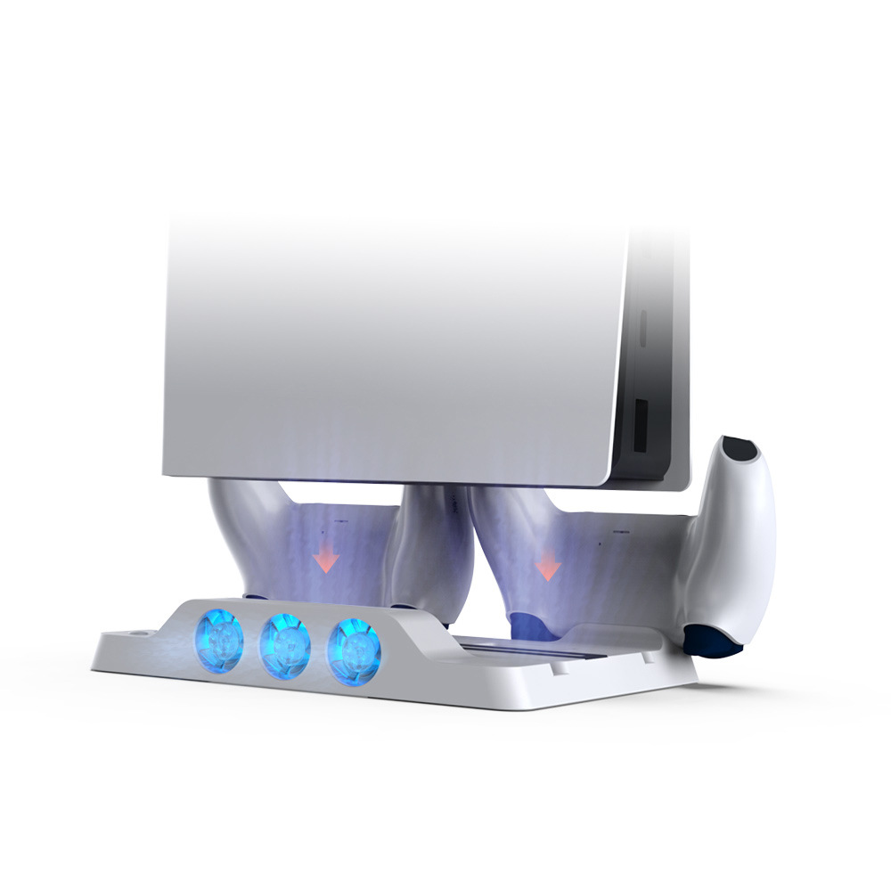 DOBE PS5 Multifunctional Cooling Stand ใช้ได้ทั้งแบบใส่แผ่นและดิจิตัล TP5-1507