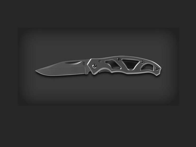 มีดพับ Gerber 22-08485 Paraframe Mini Folding Knife 2.22" Plain Blade, Stainless Steel Handles