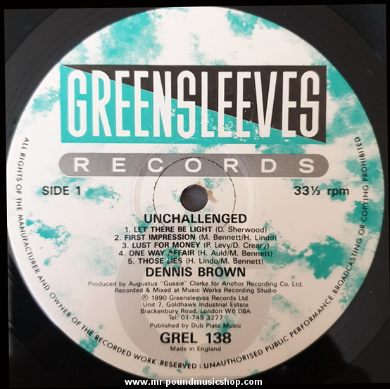 Dannis Brown - Unchallenged