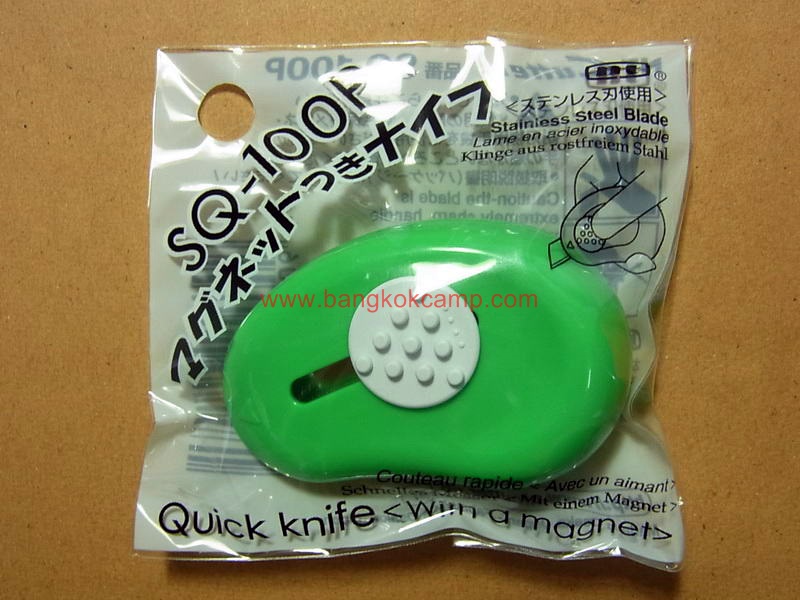 คัตเตอร์ญี่ปุ่น คมมากๆ Made in Japan ใหม่ แท้ (NT Cutter SQ-100PB) (สีเขียว)
