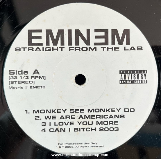 Eminem - Straight From The Lab