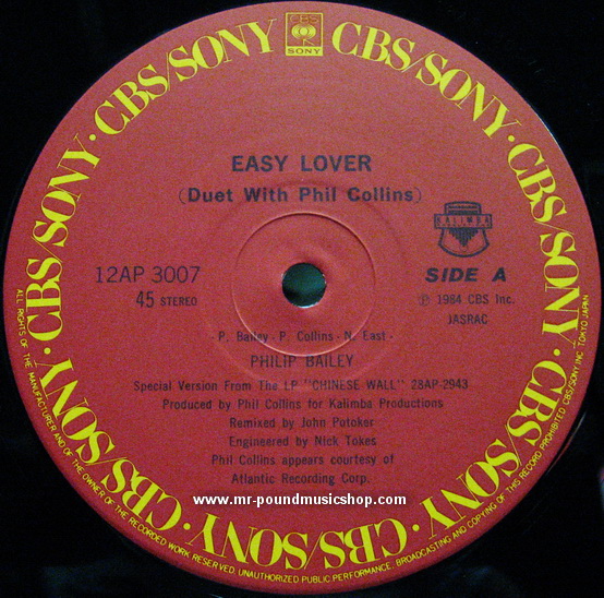 Philip Bailey duet with Phil Collins - Easy Lover / Woman