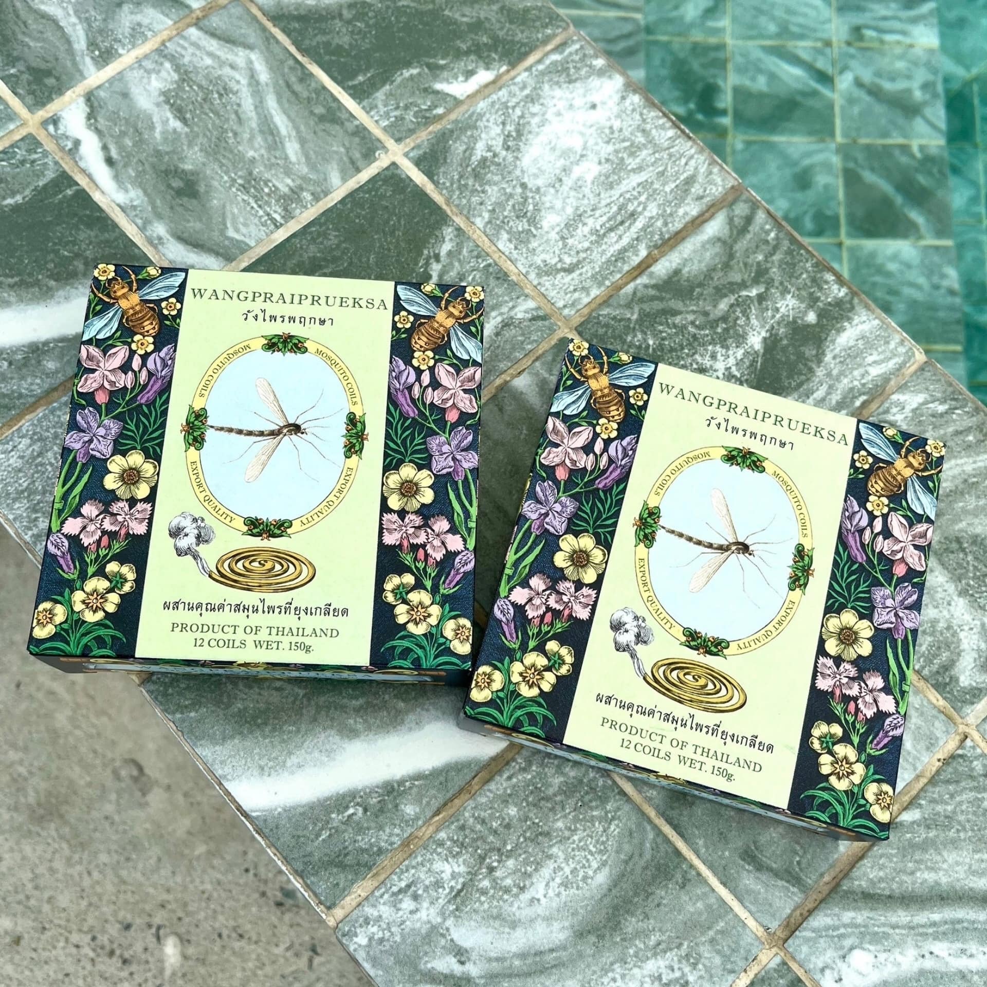 วังไพรพฤกษา ผลิตภัณฑ์กันยุงสีน้ำตาล แบบขด 150g. แพ็ค 6 กล่อง