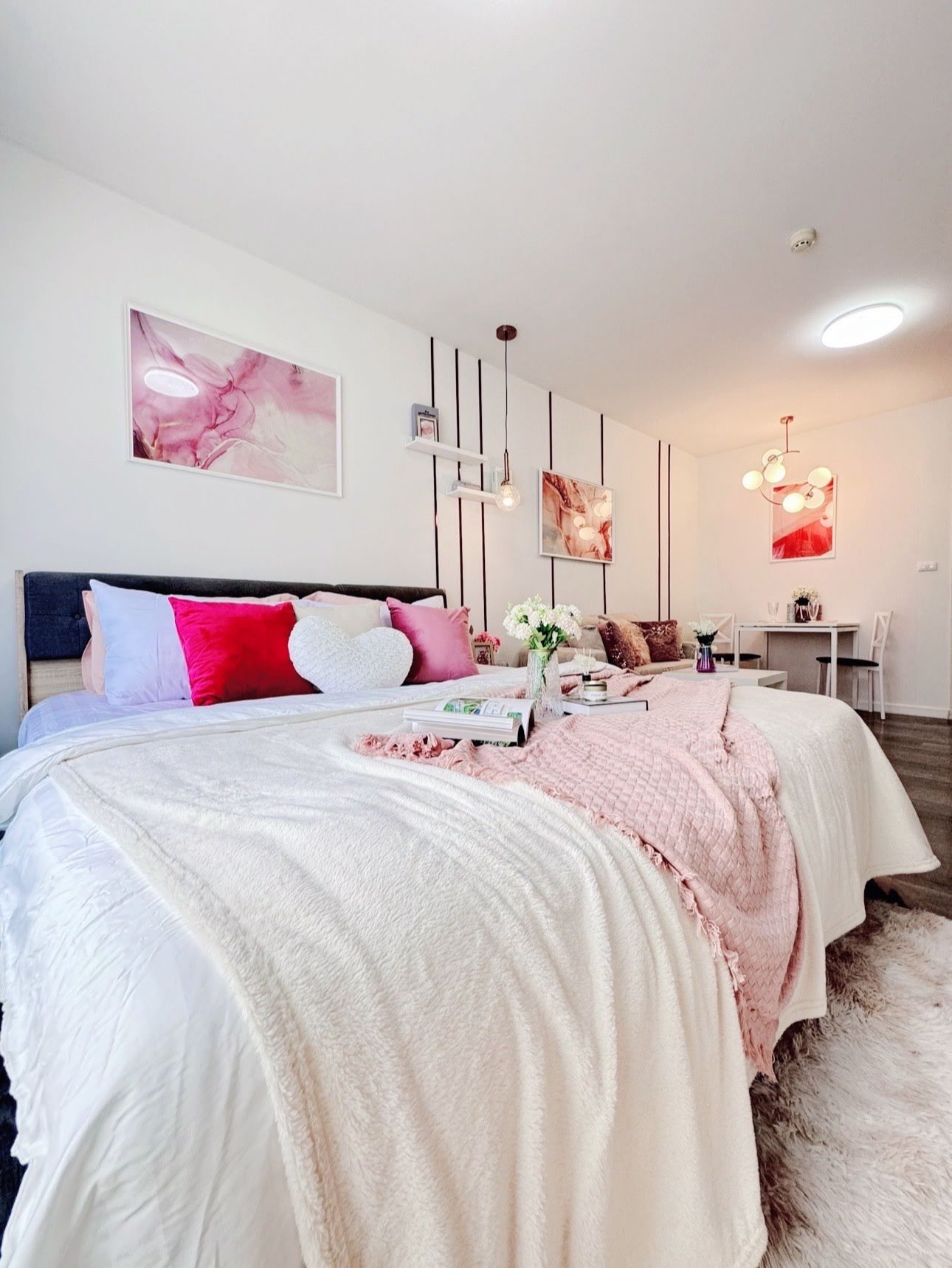 ให้เช่า Dcondo Abac Bangna ห้องสตูดิโอ 1 ห้องน้ำ ขนาด 30 ตรม แต่งสวยตรงปก พร้อมเข้าอยู่ สัญญา 1 ปีขึ้นไป